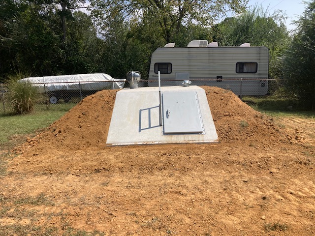 Slope Front Concrete Shelters