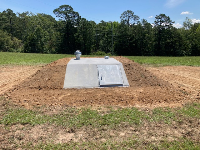 Slope Front Concrete Shelters