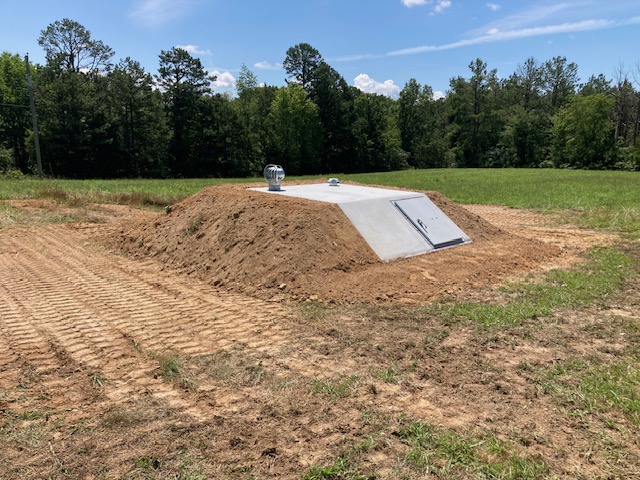 Slope Front Concrete Shelters