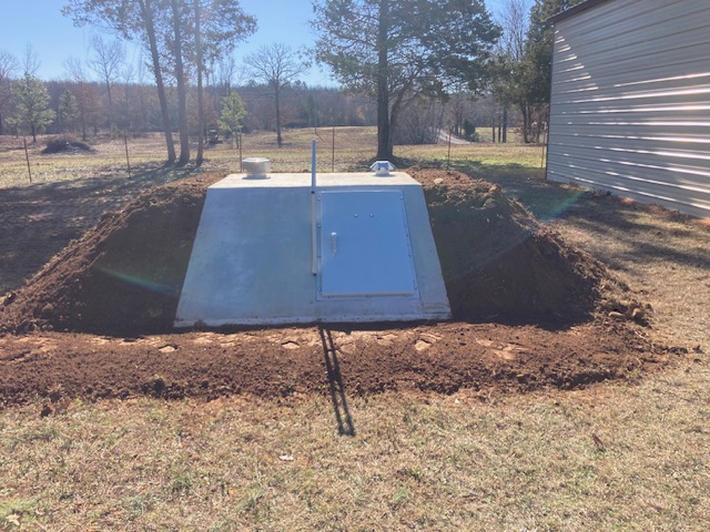 Slope Front Concrete Shelters